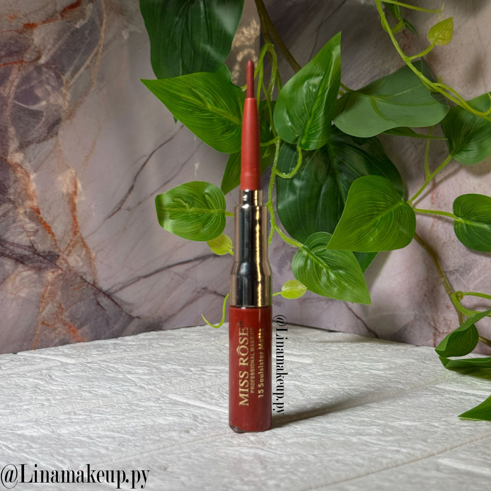 Labial y lápiz de labios Miss Rôse