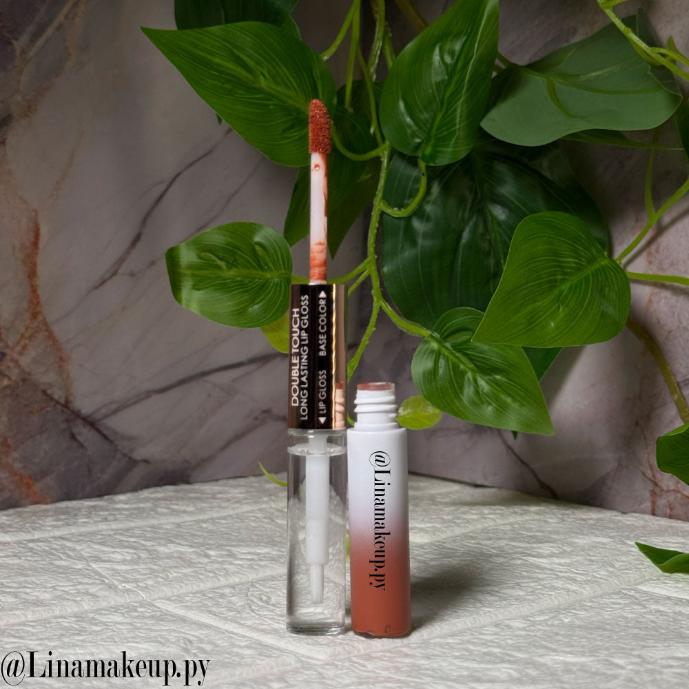 Gloss + Labial Marrón larga duración