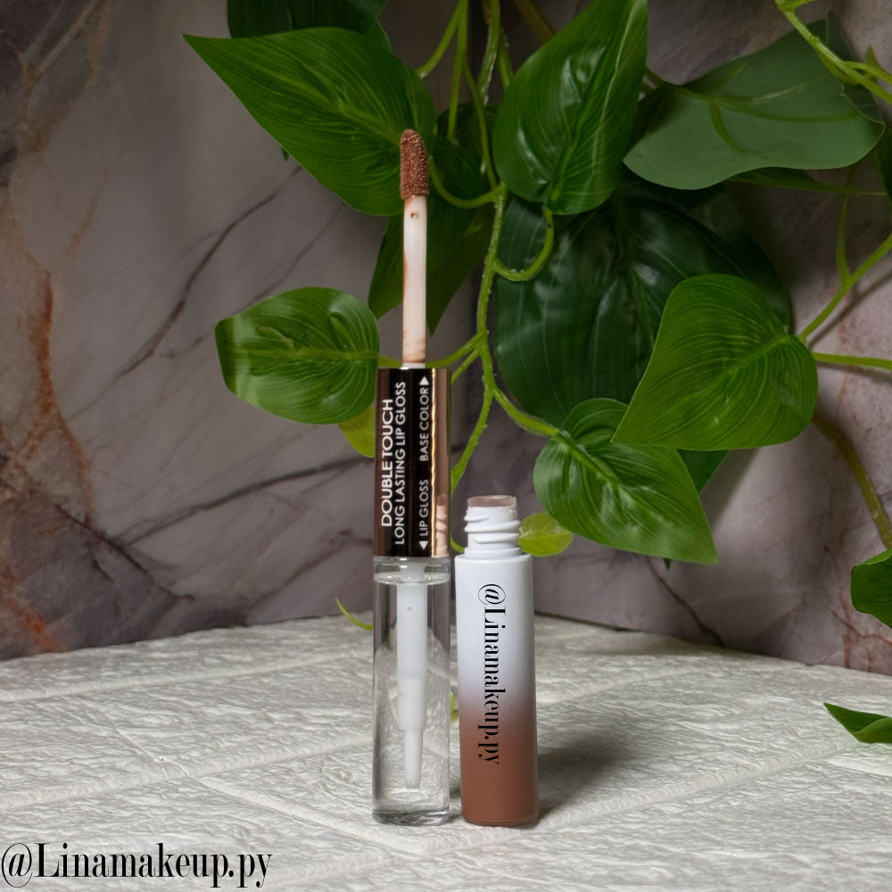 Gloss + Labial Marrón larga duración