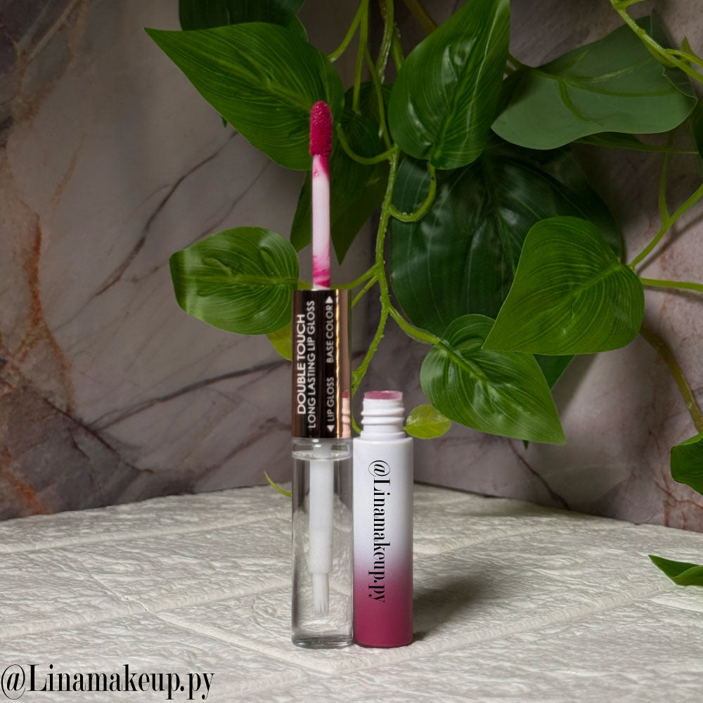 Gloss + Labial Rosa larga duración