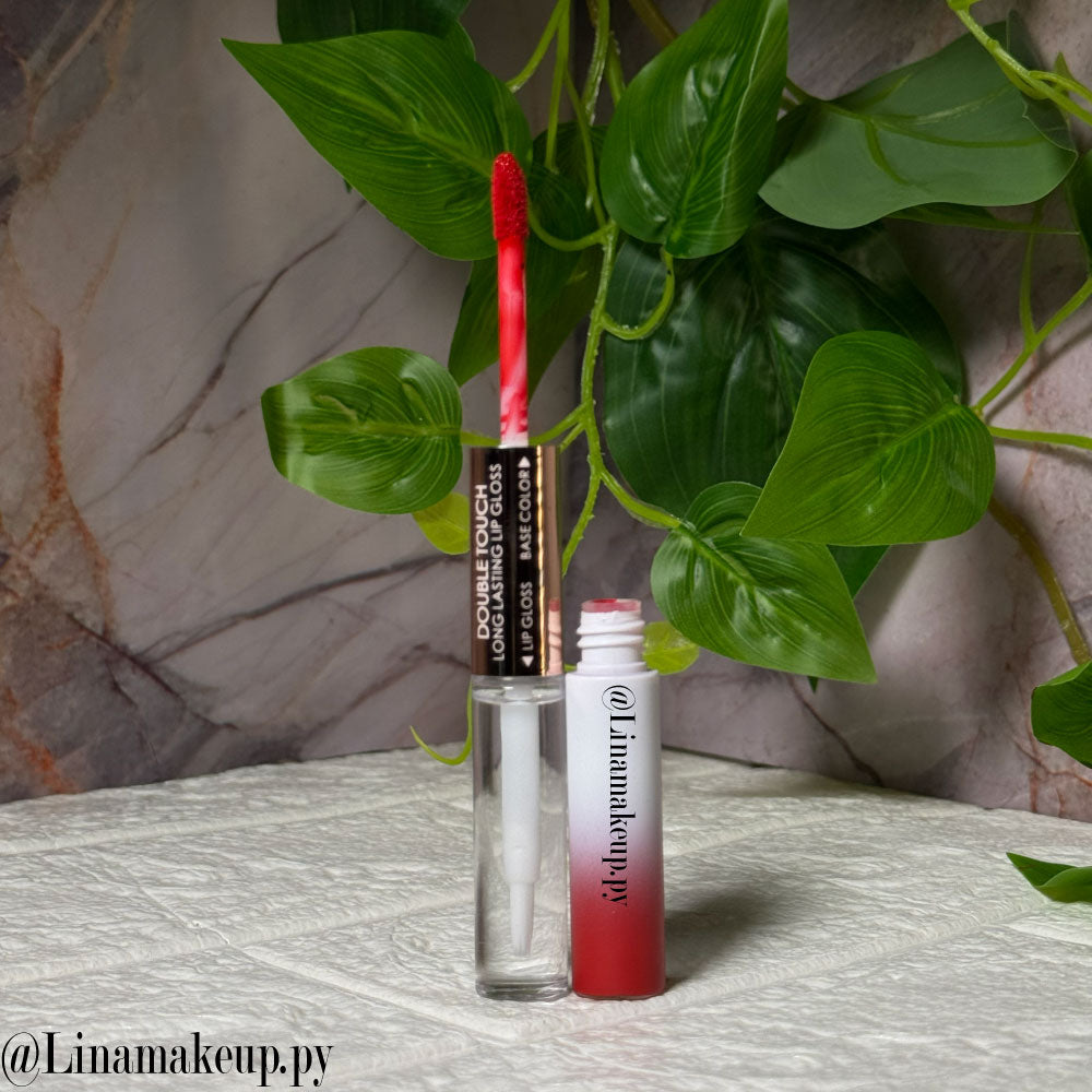 Gloss + Labial Rojo larga duración