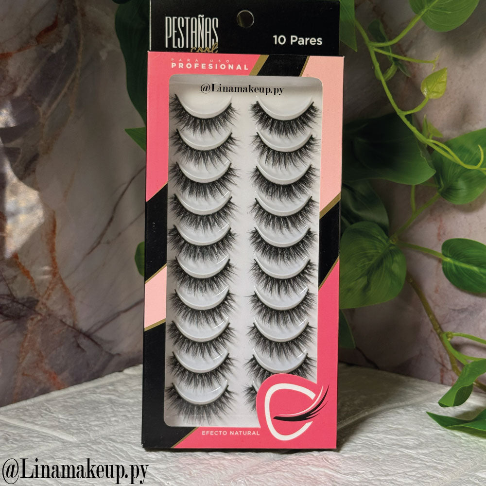 Pestañas 10 Par