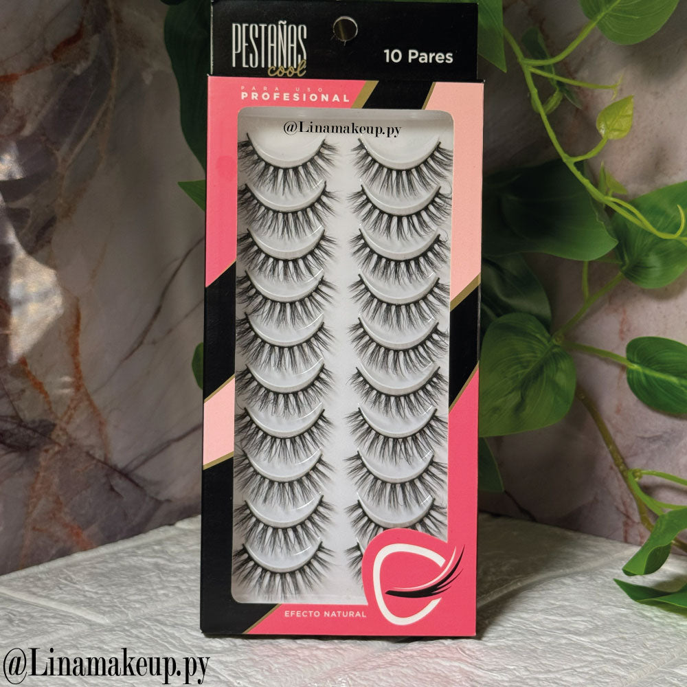 Pestañas 10 Par